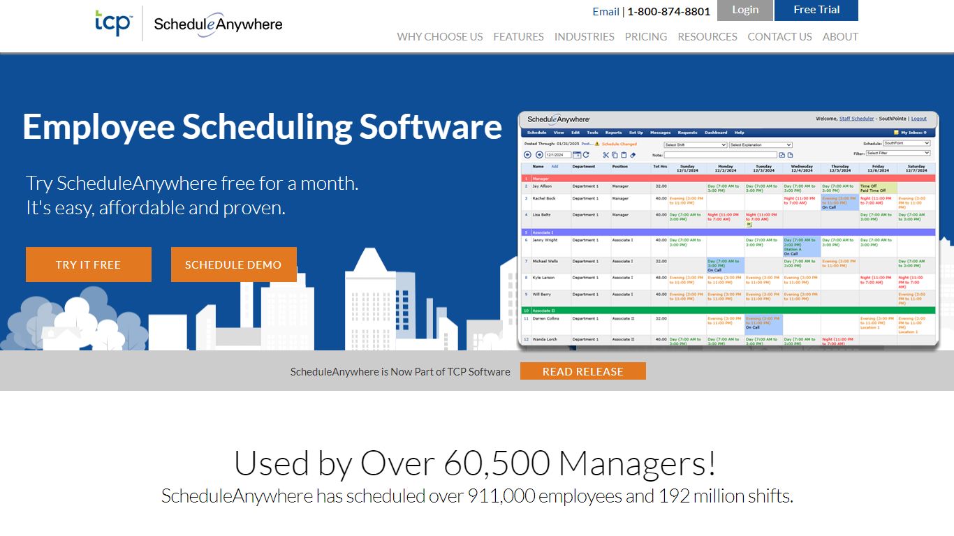 Employee Scheduling Software | Staff Scheduling Software